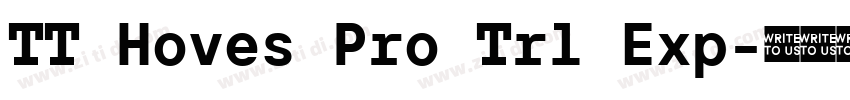 TT Hoves Pro Trl Exp字体转换 TT Hoves Pro Trl Exp字体转换